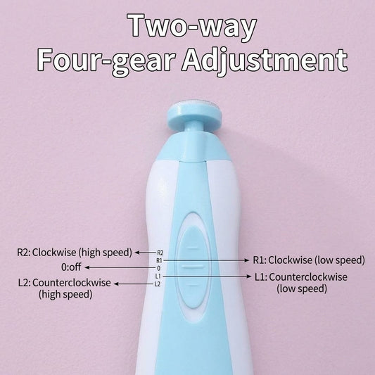 6 in 1 Rechargeable Electric Nail Trimmer for Baby and Adults