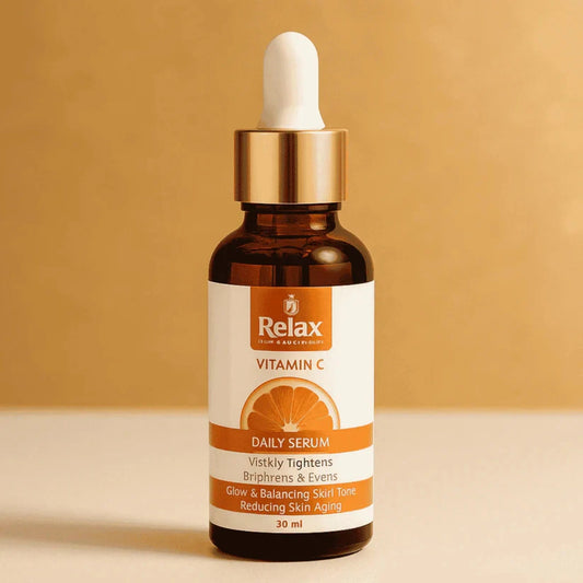 Relax Vitamin C Daily Serum 30ml | Brightening & Anti-Aging Face Serum for Radiant Skin