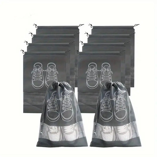 Shoe Bag for Travel & Storage | Dustproof Reusable Organizer Pouch