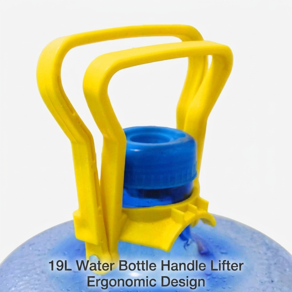 19L Water Bottle Handle Lifter | Heavy Duty Ergonomic Grip Carrier (Random Color)