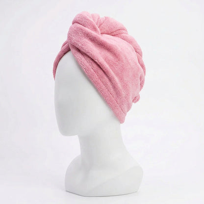 Girls Cap Towel - Twist Hair Wrap for Women