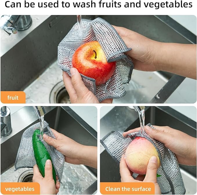 Metal Wire Dishwashing Cleaning Cloth