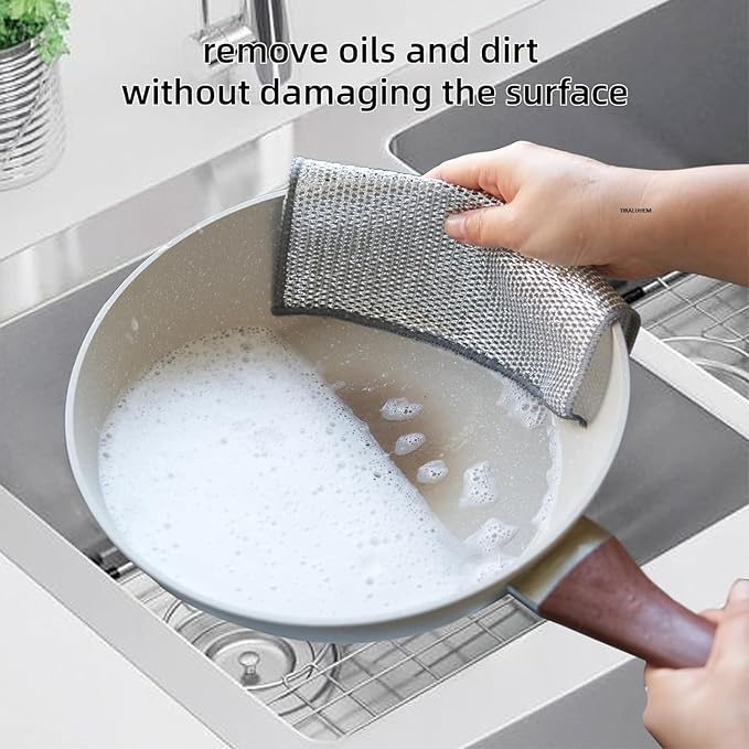 Metal Wire Dishwashing Cleaning Cloth