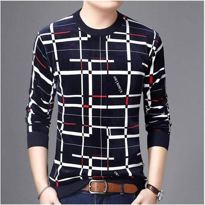 Stripes Screen Print full sleeves Sweat-Shirt For Men & Boys