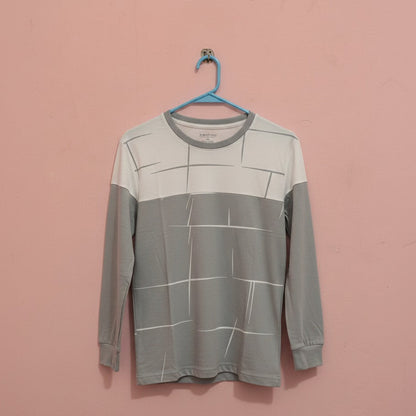 Men's Lining Print Full Sleeve T-Shirt – Cotton Jersey