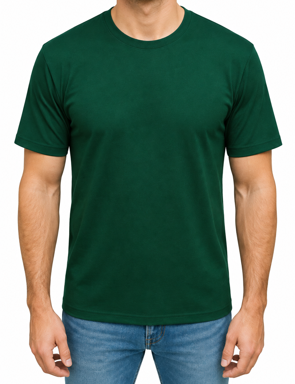 Plain Half Sleeve Green T Shirt for Men – Casual Wear and Daily Wear (Copy)