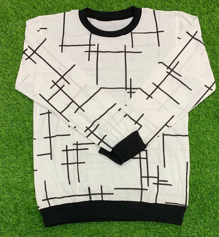 Stylish Men's Full Sleeve Printed Sweat-Shirt– Trendy Casual Look
