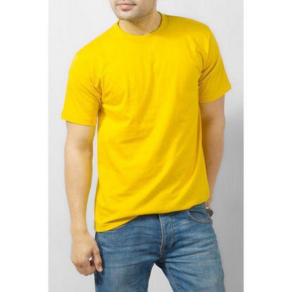 Summer Top Half Sleeve Tee Shirt for Men & Boys – Round Neck Cotton Smart Fit Casual T-Shirt – Trendy Spring & Summer Wear - Extra Large