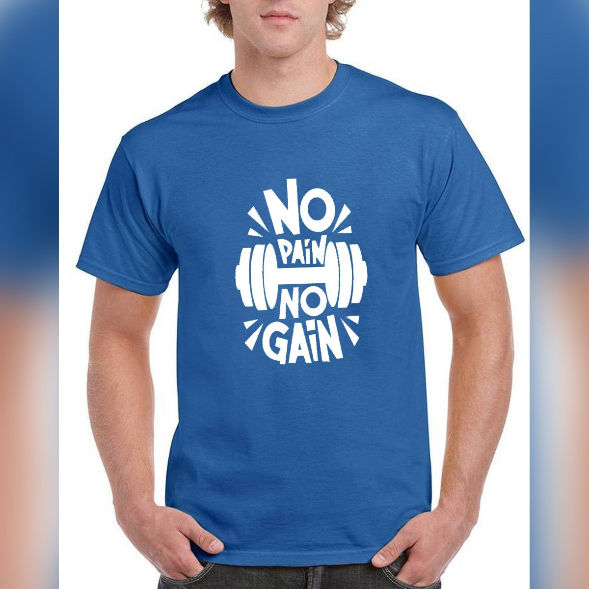 Plain Round Neck T-Shirt for Men – Premium Quality Fabric Half Sleeves Casual T Shirt