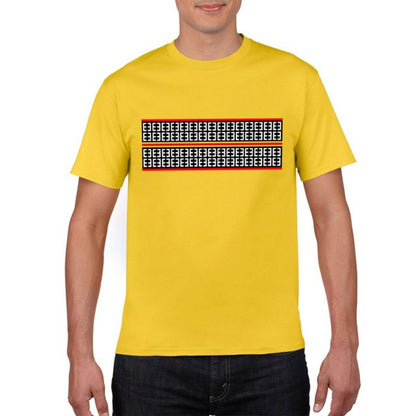 Yellow Half Sleeves Cotton T-Shirt for Men – Soft Breathable Casual Round Neck Wear T-shirt