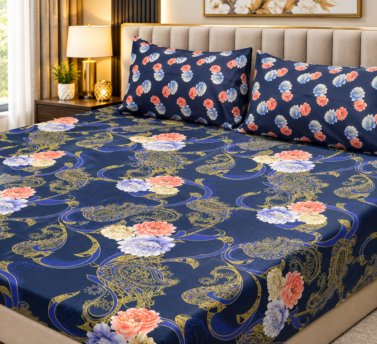 Gift Pack 3 Pcs Bedsheet Set AY001009