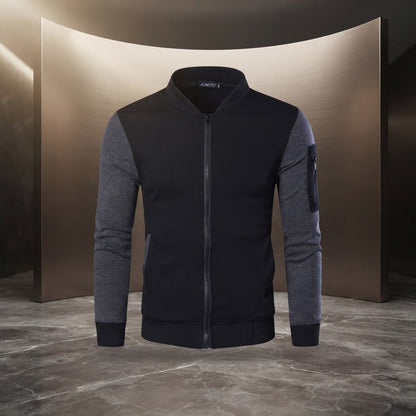 Men's Winter Stylish Modern Zipper Jacket - Black (Edition 2)
