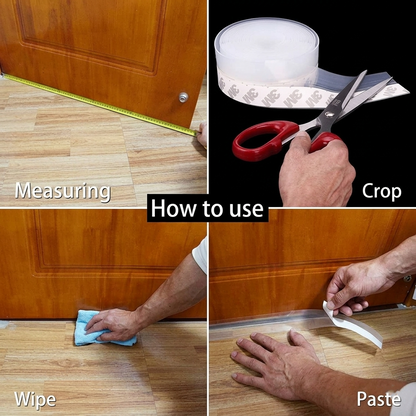 3 Meter Door & Window Seal Strip | Adhesive Weather Stripping (Soundproof, Dustproof, Insect protection)