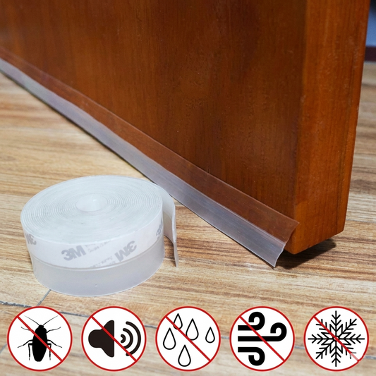 3 Meter Door & Window Seal Strip | Adhesive Weather Stripping (Soundproof, Dustproof, Insect protection)