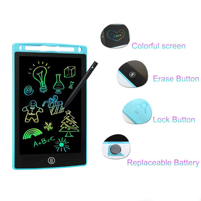 8.5 Inch LCD Writing Tablet for Kids | Digital Erasable Drawing Pad with Pen (Random Color)