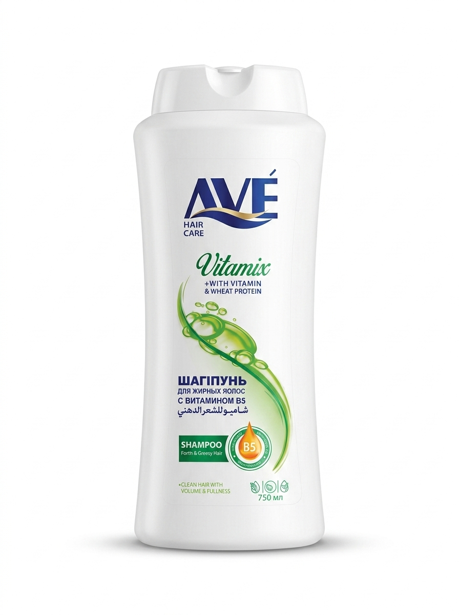 AVE Vitamix Hair Shampoo 750 ml – Deep Cleansing & Nourishing Formula