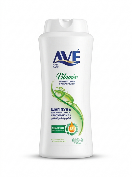 AVE Vitamix Hair Shampoo 750 ml – Deep Cleansing & Nourishing Formula