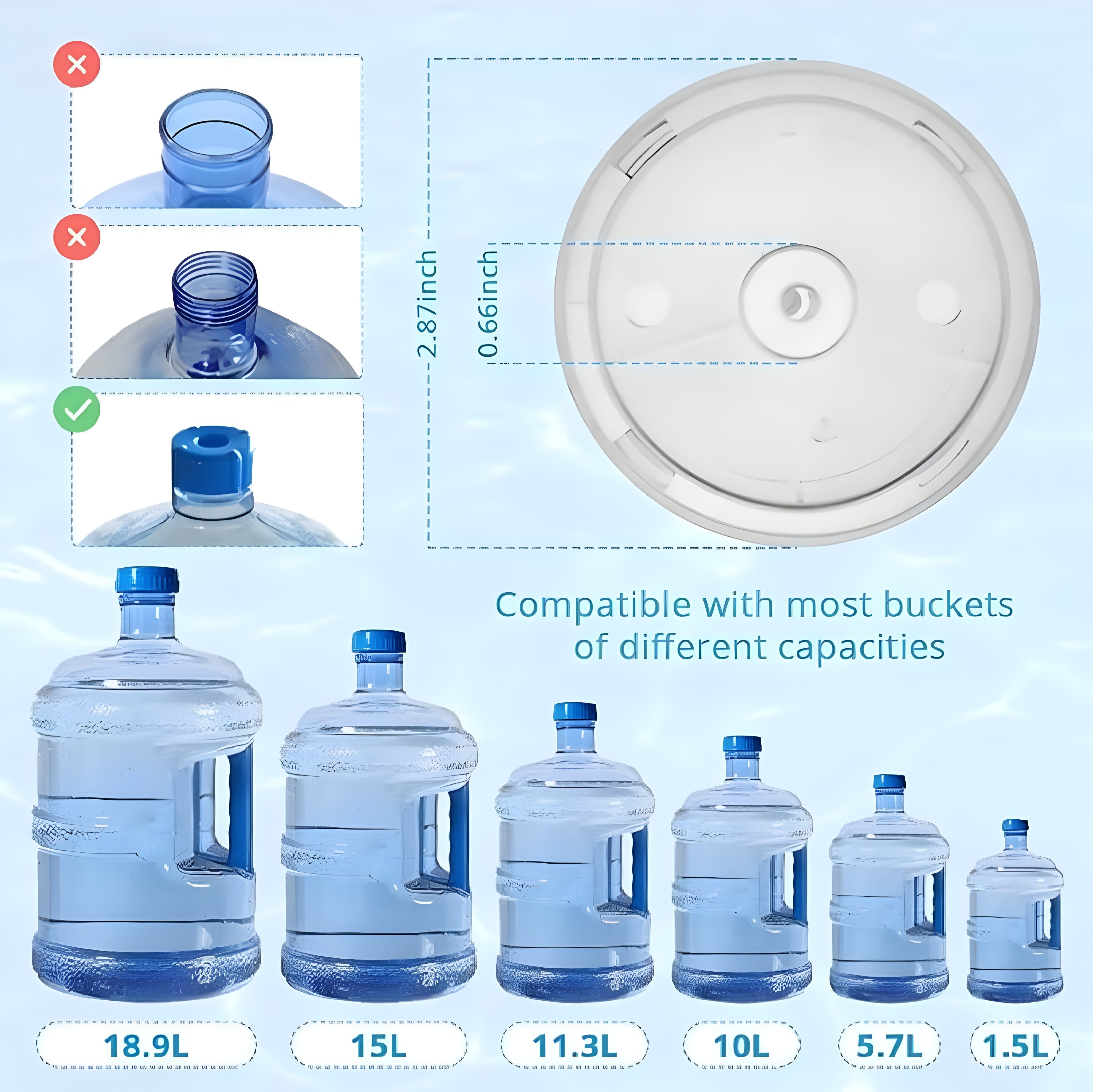 Automatic Electric Water Bottle Pump Dispenser | USB Rechargeable One-Touch Water Dispenser