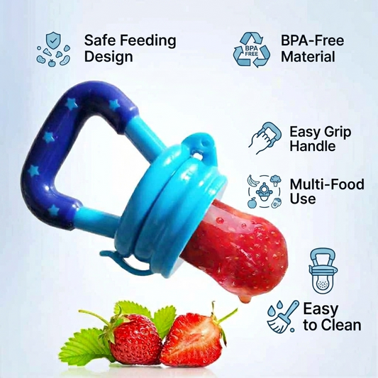 Baby Fruit Feeder Pacifier | BPA-Free Safe Feeding Soother (Random Color)