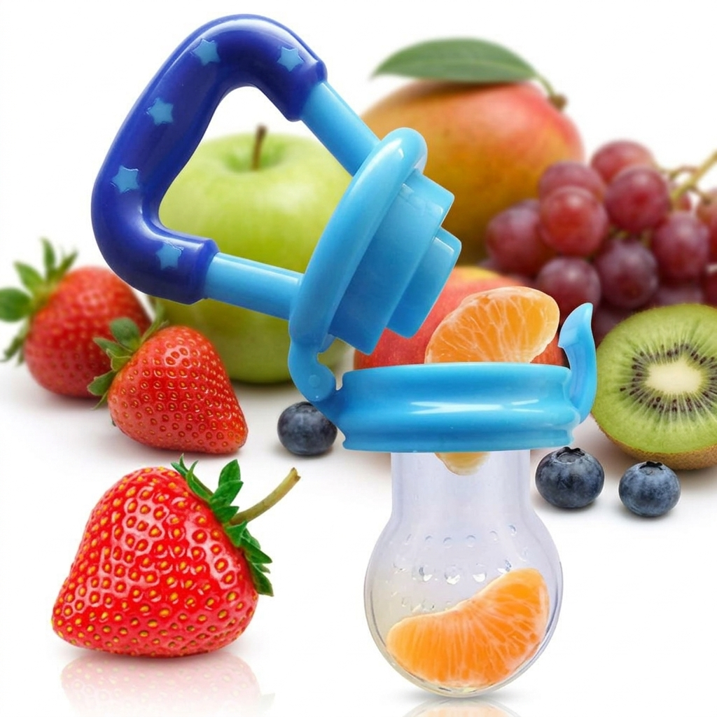 Baby Fruit Feeder Pacifier | BPA-Free Safe Feeding Soother (Random Color)