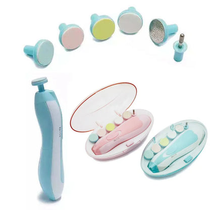 6 in 1 Rechargeable Electric Nail Trimmer for Baby and Adults