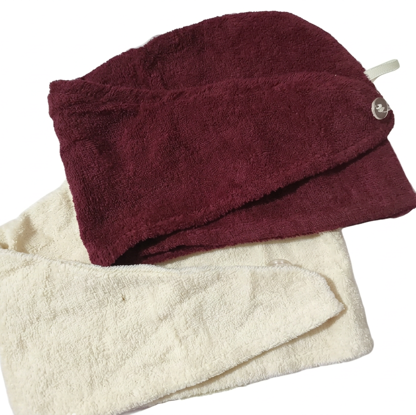 Girls Cap Towel - Twist Hair Wrap for Women
