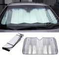 Universal Car Windscreen Sunshade | Anti-Heat UV Protection Front Windshield Cover (130×60 cm)