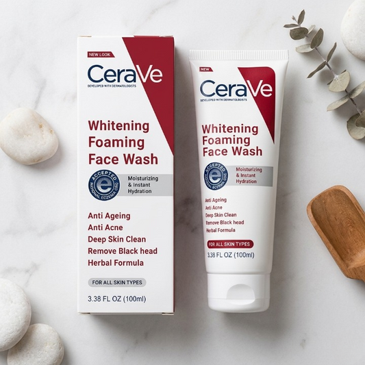 Foaming Face Wash 100ml | Brightening Cleanser with Ceramides for Normal to Oily Skin