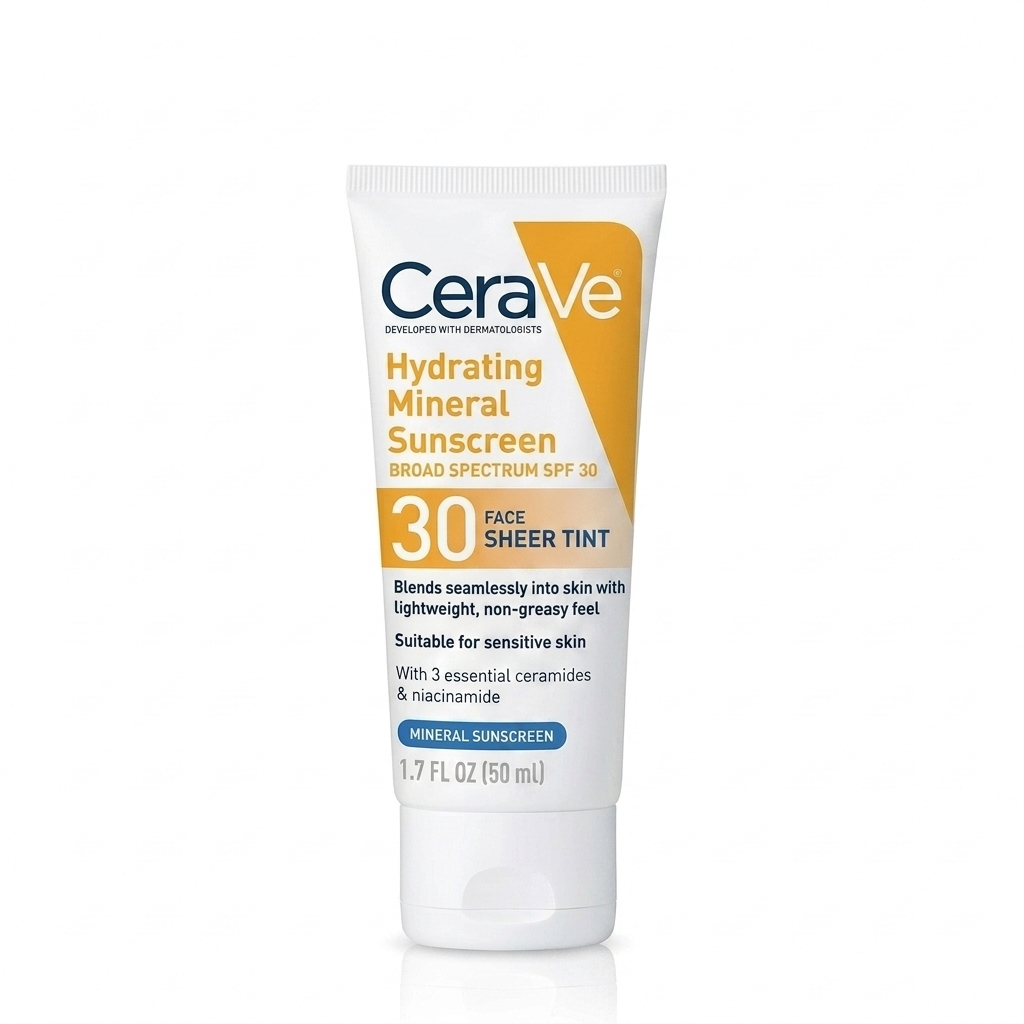 Hydrating Mineral Sunscreen SPF 30 | Broad Spectrum UV Protection (50ml)