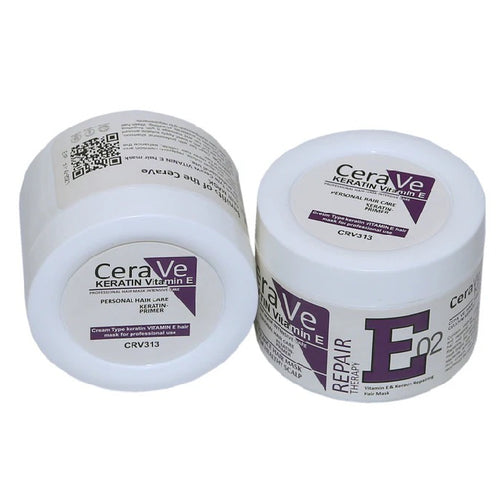 Cera Ve Keratin Vitamin E Repair Therapy E02 Hair Mask 500ml | Deep Repair & Intensive Hair Nourishment