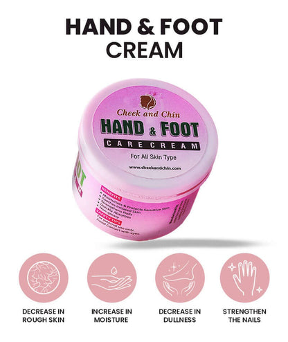 Cheek & Chin Hand & Foot Care Cream 200g | Deep Moisturizing & Nourishing Skin Care Cream