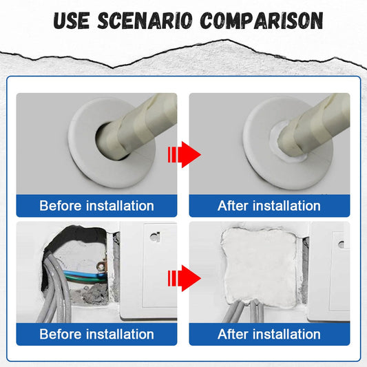 Environmental Wall Hole Sealing Glue | Waterproof Mending Plasticine for AC Holes, Wall Gaps & Pipe Sealing