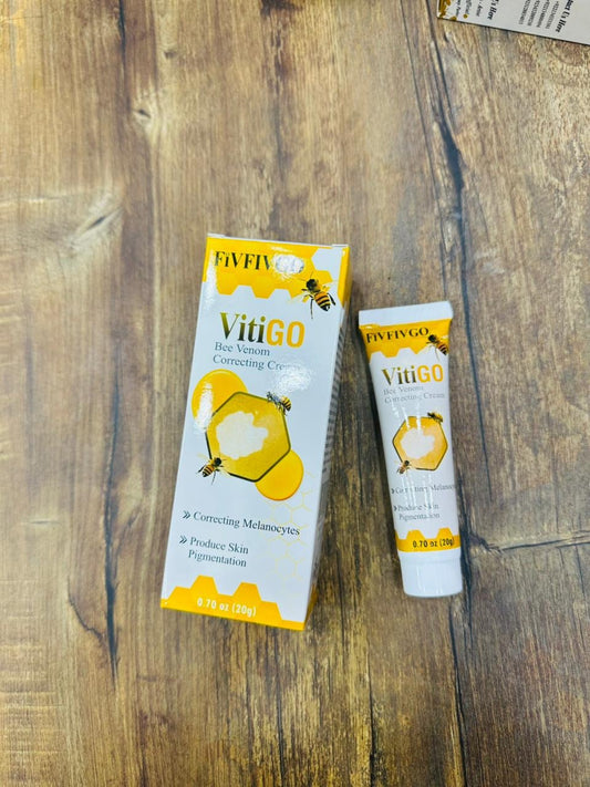 Fivfivgo™ VitiGO Bee Venom Correcting Cream 20g | Skin Tone Enhancing & Moisturizing Care Cream