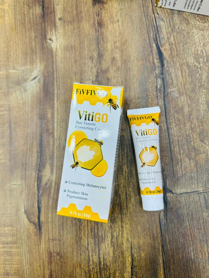 Fivfivgo™ VitiGO Bee Venom Correcting Cream 20g | Skin Tone Enhancing & Moisturizing Care Cream