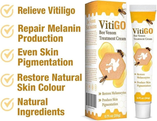 Fivfivgo™ VitiGO Bee Venom Correcting Cream 20g | Skin Tone Enhancing & Moisturizing Care Cream