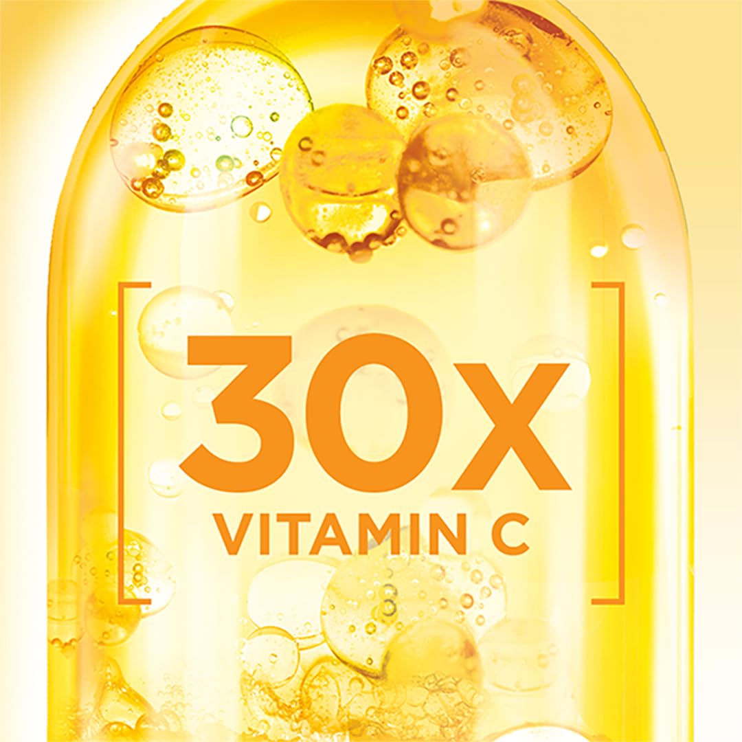 Garnier Bright Complete Vitamin C Booster Serum 30ml | Brightening & Glow Enhancing Face Serum