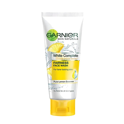 Garnier Pure Lemon Essence Face Wash 100g | Brightening & Oil Control Daily Cleanser