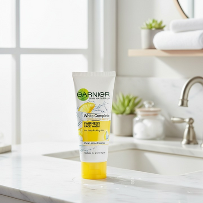Garnier Pure Lemon Essence Face Wash 100g | Brightening & Oil Control Daily Cleanser