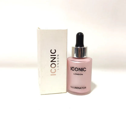 Iconic London Illuminator Highlighter Drops | Ultra Glow Liquid Highlighter for Radiant & Luminous Skin (Golden, Pink & Silver)