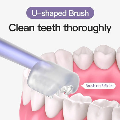 Baby Silicone Toothbrush & Tongue Cleaner (Pack of 2) | Soft Infant Oral Care Set with Storage Box