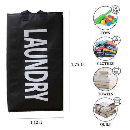 Foldable Waterproof Laundry Basket | Space-Saving Clothes & Toy Storage Organizer