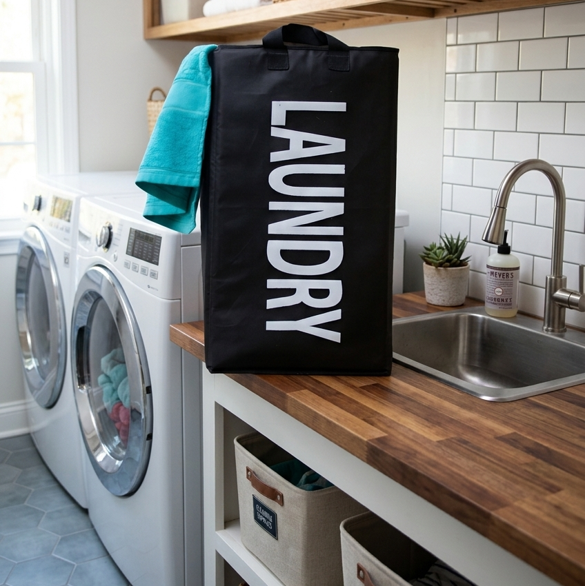 Foldable Waterproof Laundry Basket | Space-Saving Clothes & Toy Storage Organizer