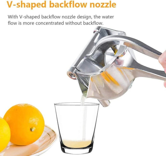 Manual Lemon Orange Juicer | Stainless Steel Handheld Clip Fruit Squeezer