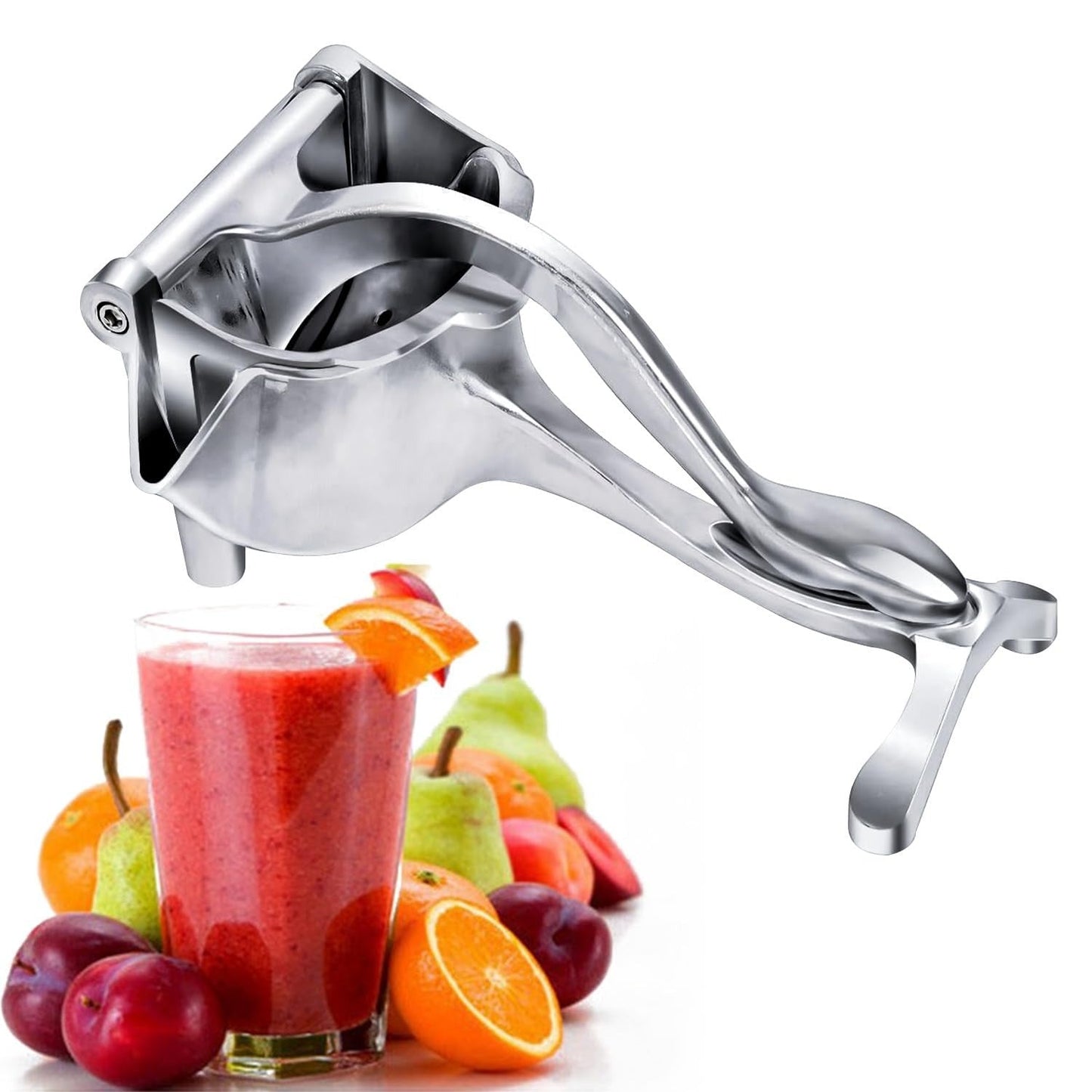 Manual Lemon Orange Juicer | Stainless Steel Handheld Clip Fruit Squeezer