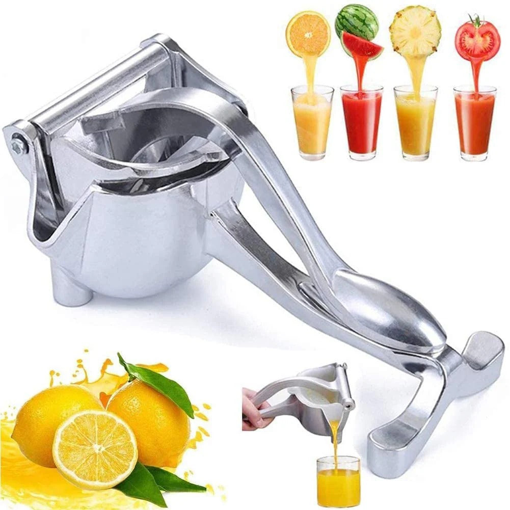 Manual Lemon Orange Juicer | Stainless Steel Handheld Clip Fruit Squeezer