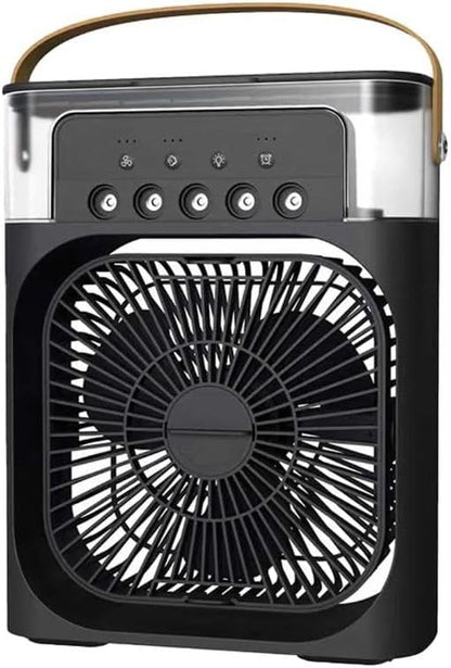 Mini Portable Air Cooler Fan | Evaporative Cooling Personal Air Conditioner with 3-Speed Settings