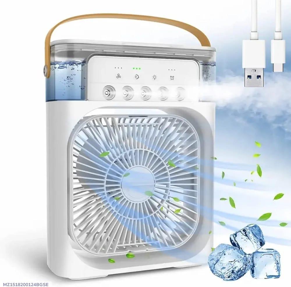 Mini Portable Air Cooler Fan | Evaporative Cooling Personal Air Conditioner with 3-Speed Settings