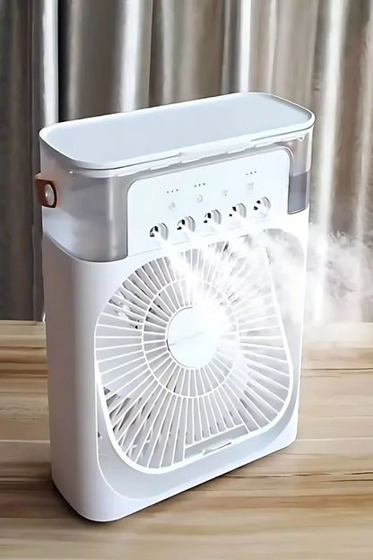 Mini Portable Air Cooler Fan | Evaporative Cooling Personal Air Conditioner with 3-Speed Settings