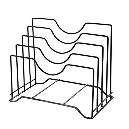 Multi-Functional Kitchen Cutting Board & Pot Lid Organizer Rack | Space-Saving Storage Stand