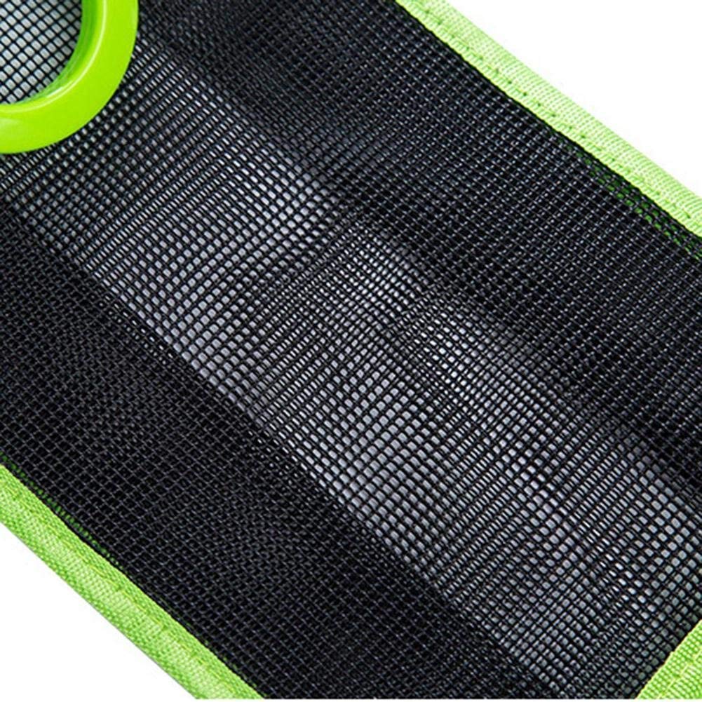 Hanging Plastic Bag Holder & Dispenser | Mesh Storage Organizer for Grocery & Trash Bags